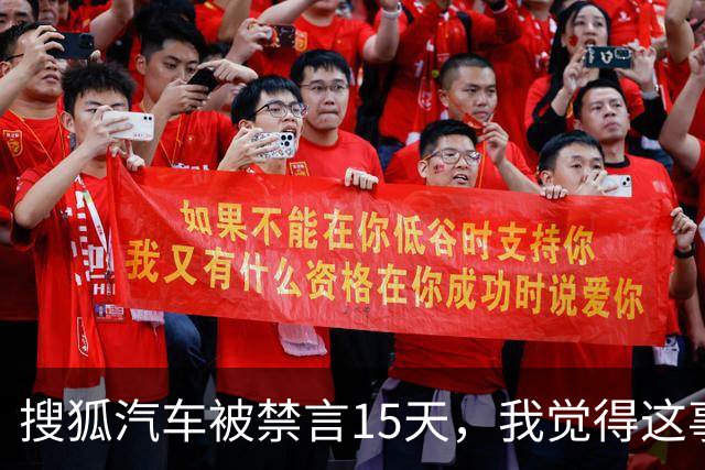搜狐汽车被禁言15天，我觉得这事儿真没那么简单